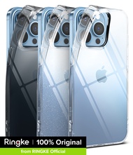 Ringke [AIR] for iPhone 13 Pro Max Case, Lightweight Slim Full Flexible Shockproof Silicone Transparent Scratch Resistant Cover with Wrist Strap