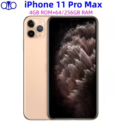 Original iPhone 11 Pro Max 4GB RAM 64/256 GB ROM 6.5" Super Retina OLED A13 Face ID Unlocked 96% new