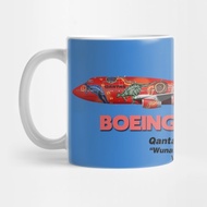 "Wunala Dreaming" Boeing B747 400 Qantas Airways Coffee Mug
