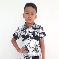 KEMEJA Beach Shirt Bahamas Children's Hawaiian Shirt/ for ages 1-12 years