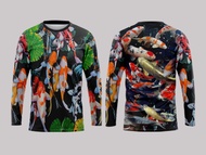 kaos baju jersey ikan koi jersey motif ikan koi kaos unik kaos ikan koi kaos printing 3d fullprint