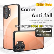 Anti-Scratch Clear Matte Casing For Xiaomi Poco X8 X7 X6 Pro Max 5G Frosted Phone Case Shockproof Ca