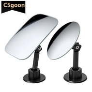 C5GOON 2Pcs Car Blind Spot Mirror 360 Adjustable Wide Angle HD Convex Mirrow Square Car Rear View Si