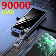 ✈❃Power Bank 90000mAh Portable Charger 90000mAh Power Bank Fast Charging External Battery Battery fo