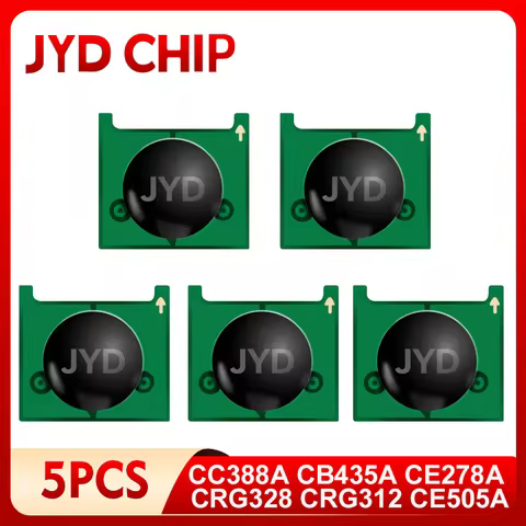 5PCS Universal toner chip Compatible for HP CC388A CF283A CE285A CE278A CE505A CF280A CF283A CE505X 