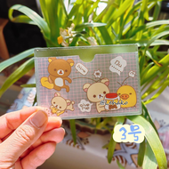 Rilakkuma Cartoon Ezlink Cardholder ID Work Pass Card Holder Protector