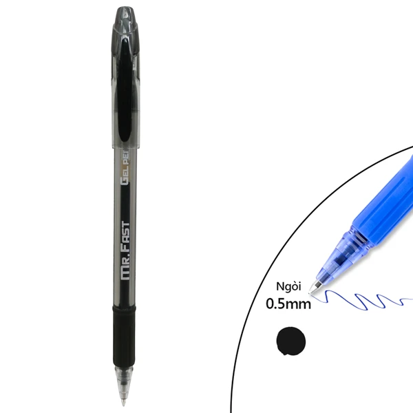 Bút Gel Mr.Fast 0.7 mm - Bitex G24 - Mực Đen