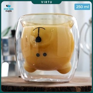 One Two Cups Double Wall Glass Insulated Cup 250ml - CIQ38