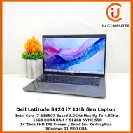 DELL LATITUDE 5420 INTEL CORE I7-1185G7 16GB RAM 512GB NVME SSD USED LAPTOP REFURBISHED NOTEBOOK