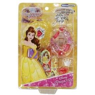 Disney Princess Jewelry Set-Beauty And The Beast Belle Perfume Treasure Box Set (Includes 2 Rings Sm