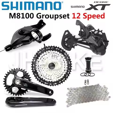 SHIMANO DEORE XT 12 Speed M8100 m7100 Groupset 32T 34T 36T Crankset MTB Mountain Bike Groupset 1x12 