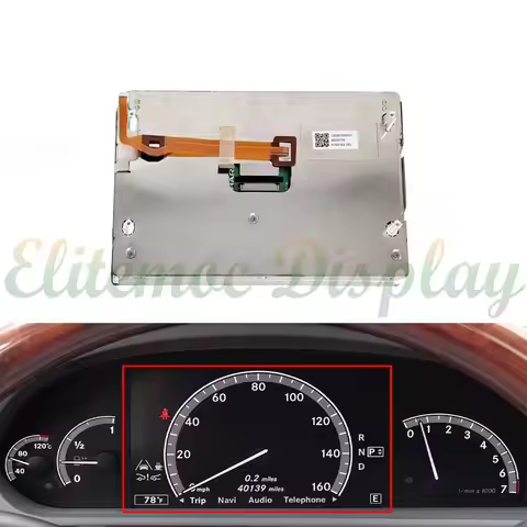 8" Dashboard Display for Mercedes W221 W216 S500 CL550 S63 CL63 AMG 2010-2014 Instrument Cluster A22