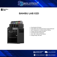 (NEW) BAMBU LAB 3D Printer Model X2D SERIES I Dual Nozzle 3D Printer Multi Material I AI Monitoring 
