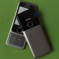 Nokia 6300 side cover + free original key - Genuine case - Bac SILVER
