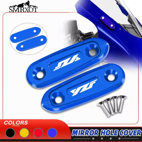 NEW Accessories For R3 2019-2024 R15 V3 2018-2025 Motorcycle Mirror Hole Cover Windscreen Driven Mir