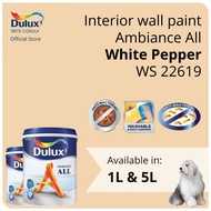 Dulux Interior Wall Paint - White Pepper (WS 22619)  (Ambiance All) - 1L / 5L