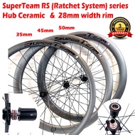 Superteam RS Carbon Wheelset Disc Brake Ceramic Ratchet System 36T