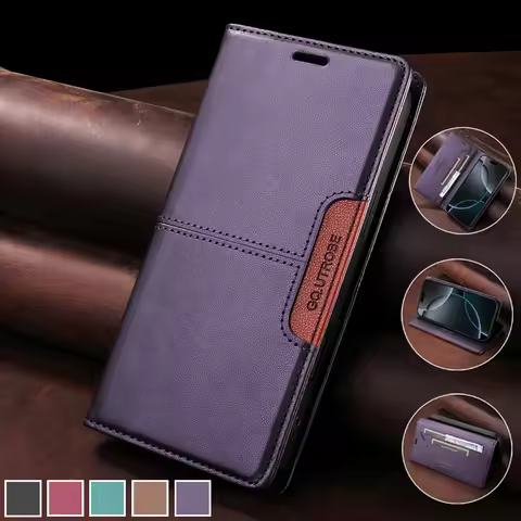 For Xiaomi Redmi 13 13C Case Leather Wallet Card Phone Case on For Xiaomi Redmi 13 5G Magnetic Flip 