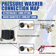 DOREEN 2pcs Pressure Washer Adapter Set, 3/8'' Quick Connect Stainless Steel Quick Connect Kit, Conn