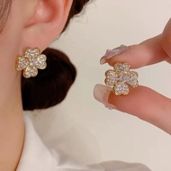 4-leaf clover earrings with beautiful small stones