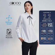 G2000 เสื้อเชิ้ตแบบทางการสำหรับผู้หญิง ทรง Slim Fit รุ่น 4622200300 WHITE