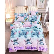 STITCH DESIGN BEDSHEET AND PILLOWCASE FULLY GARTERIZED