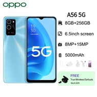 OPPO A56 5G Smartphone Original 8+256GB Android Cellphone 6.5" IPS LCD Screen 5000mAh Gaming Phon|1-