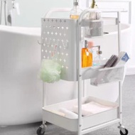 LORA Home Furnishing YJ4 JS2 Production Hole Board Trolley Kitchen Living Room Shelf Beauty Salon Ha