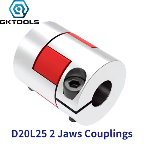 D20L25 5x8mm Spider Flexible Motor Coupler Aluminium 2 Jaws Coupling 3mm 4mm 5mm 6mm 6.35mm 7mm 10mm