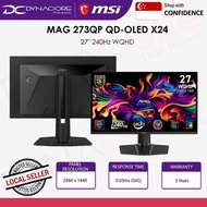 MSI MAG 273QP QD-OLED X24 27" 240Hz Class WQHD Gaming OLED Monitor