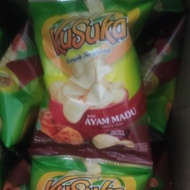 kusuka keripik singkong ayam madu renceng isi 10 20 g