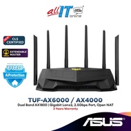 Asus TUF-AX6000/ TUF-AX4200 Dual Band WiFi 6 AiMesh AiProtection Extendable Gaming Booster Router AX