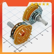 [2 Pieces]- RS25 2P6T Rotary Switch, 2 Pole 6 Position Options IoT Maker 90