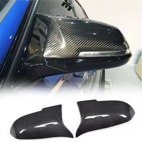 The genuine carbon fiber mirror cap is suitable for BMW F20, F22, F23, F30, F31, F32, F33, F36, F87,