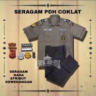 SERAGAM PDH SATPAM/PDH COKLAT /PDH CREAM/ SERAGAM PDH SECURITY /SERAGAM PDH CREAM /SATPAM COKLAT/SAT