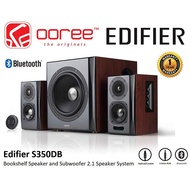 EDIFIER S350DB BLUETOOTH 4.1 APTX WIRELESS SOUND SPEAKER OLD SCHOOL STYLE MODERN SOUND TITANIUM DOME