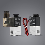 2V025-08 24v DC 1/4" 2 Way Normally Closed Pneumatic Aluminum Electric Solenoid Air Valve Control