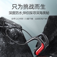 AT-🛫essonioItalian Brand Bone Conduction Swimming Headset Bluetooth with Memory Non in-Ear Wireless Sports Runningipx8Gr