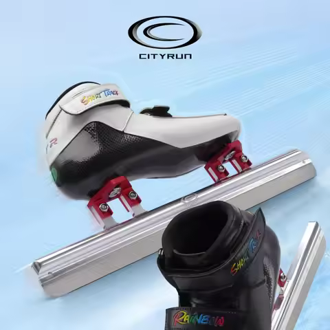 2024 Edition CITYRUN Professional Short Track Ice Blade Skates Shoes for Winter Ice Ground Indoor Tr