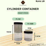PL168 / PL168B BLACK LID CYLINDER CONTAINER / BALANG CYLINDER