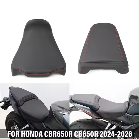 Motorcycle Passenger Seat Cushion Pillion Rider Front Rear Seat Pad Fit For HONDA CB650R CBR650R E-C