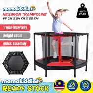 Mamakiddies 48inch Trampoline for Kids Jumper Indoor Outdoor Children Bouncer Jumping Bed Trampolin 