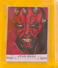 Topps Star Wars Darth Maul Sketch 手繪卡