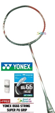 YONEX ASTROX TOUR 9100 - RED (100% ORIGINAL) BADMINTON RACKET + FREE ORIGINAL BG 66 STRING + SUPER P