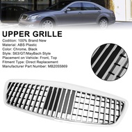 Areyourshop MayBach กระจังหน้าสไตล์ย่างเหมาะสำหรับรถเบนซ์ S-Class W221 S550 S63 S450 2007-2009 Chrom