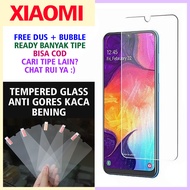 LAYAR Tempered Glass REDMI A1 A2 A3 10 11A 12 13c Note 13 4G 5G Pro Plus Mi 10T 11T 12T 13T Lite K40