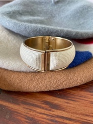 古董白金雙色手鐲手環 SARAH COV BR92