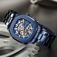 Jam Tangan Pria Automatic Belleda 9633 Rantai Stainless Steel  Jam Tangan Anti Air