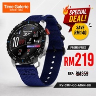 Reebok Champ | Unisex Smartwatch | RV-CMF-G0-A1NN-BB Smart Watch Silver Case Unisex Watch | AMOLED D