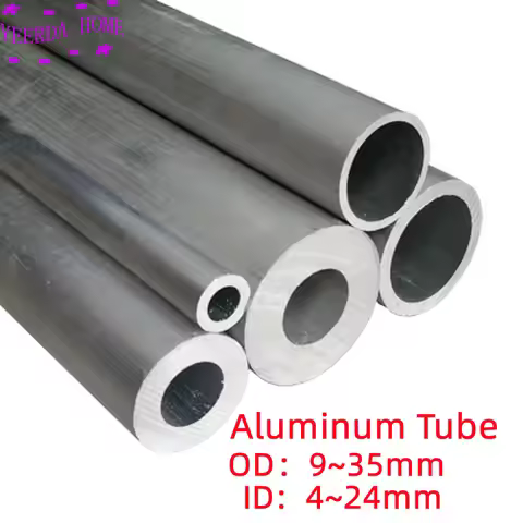 Thick 6061 aluminum tube pipe hollow aluminum pipe,alloy aluminum tube Shaft sleeve Pole CNC DIY